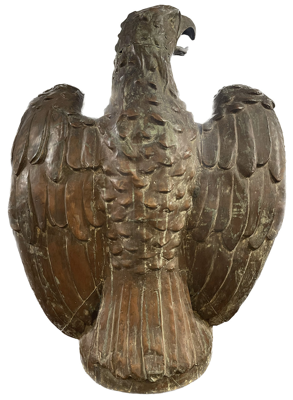 Early 20th Century Copper Eagle Sculpture