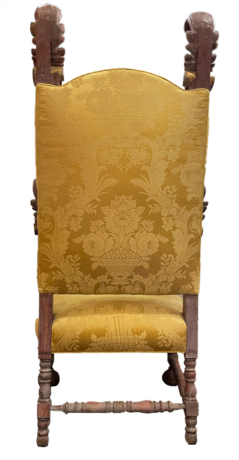 19th Century Gilded Italian Monumental Armchair