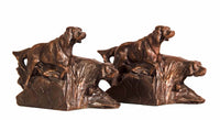Pair of Bronze Dog Bookends