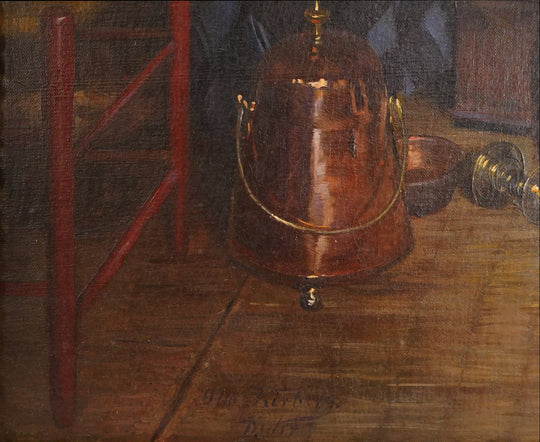Cleaning the Pewter by Otto Karl Kirberg