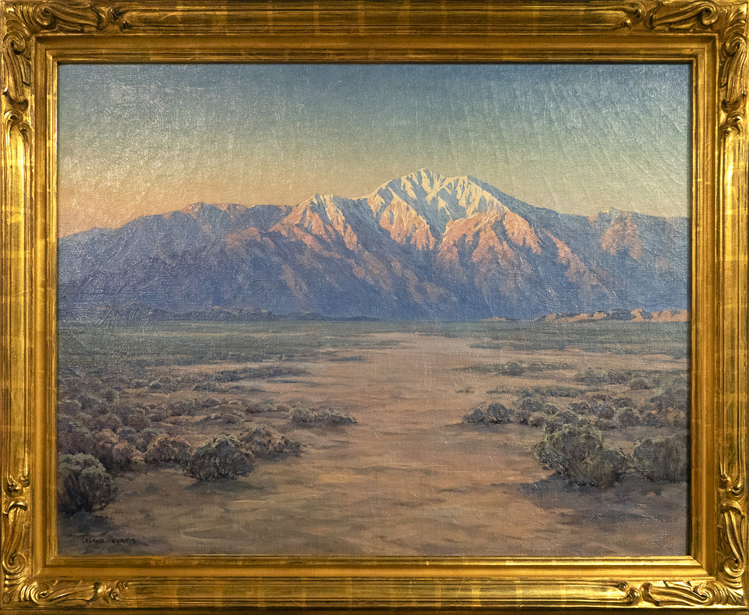Desert Mountainscape by Leland S. Curtis