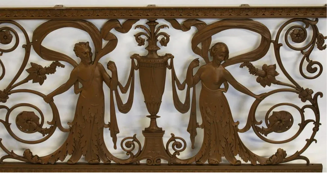 Art Nouveau Bronze Figural Frieze Set from The Biltmore Hotel