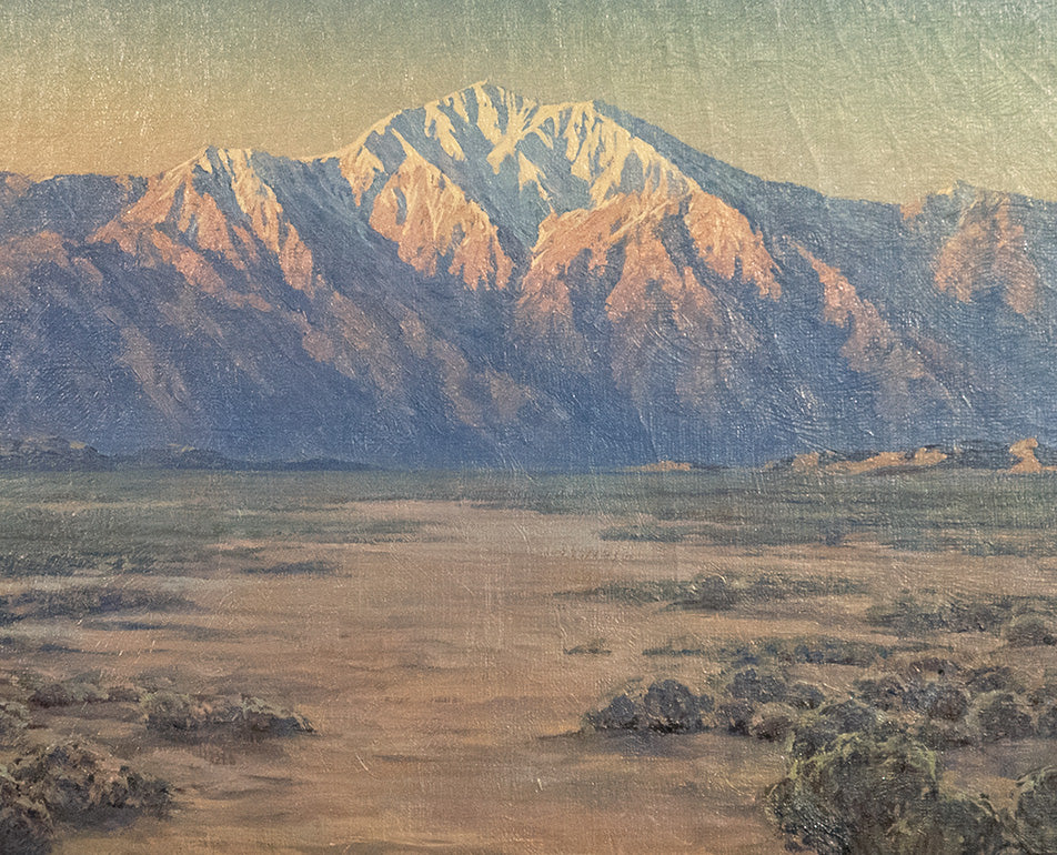 Desert Mountainscape by Leland S. Curtis