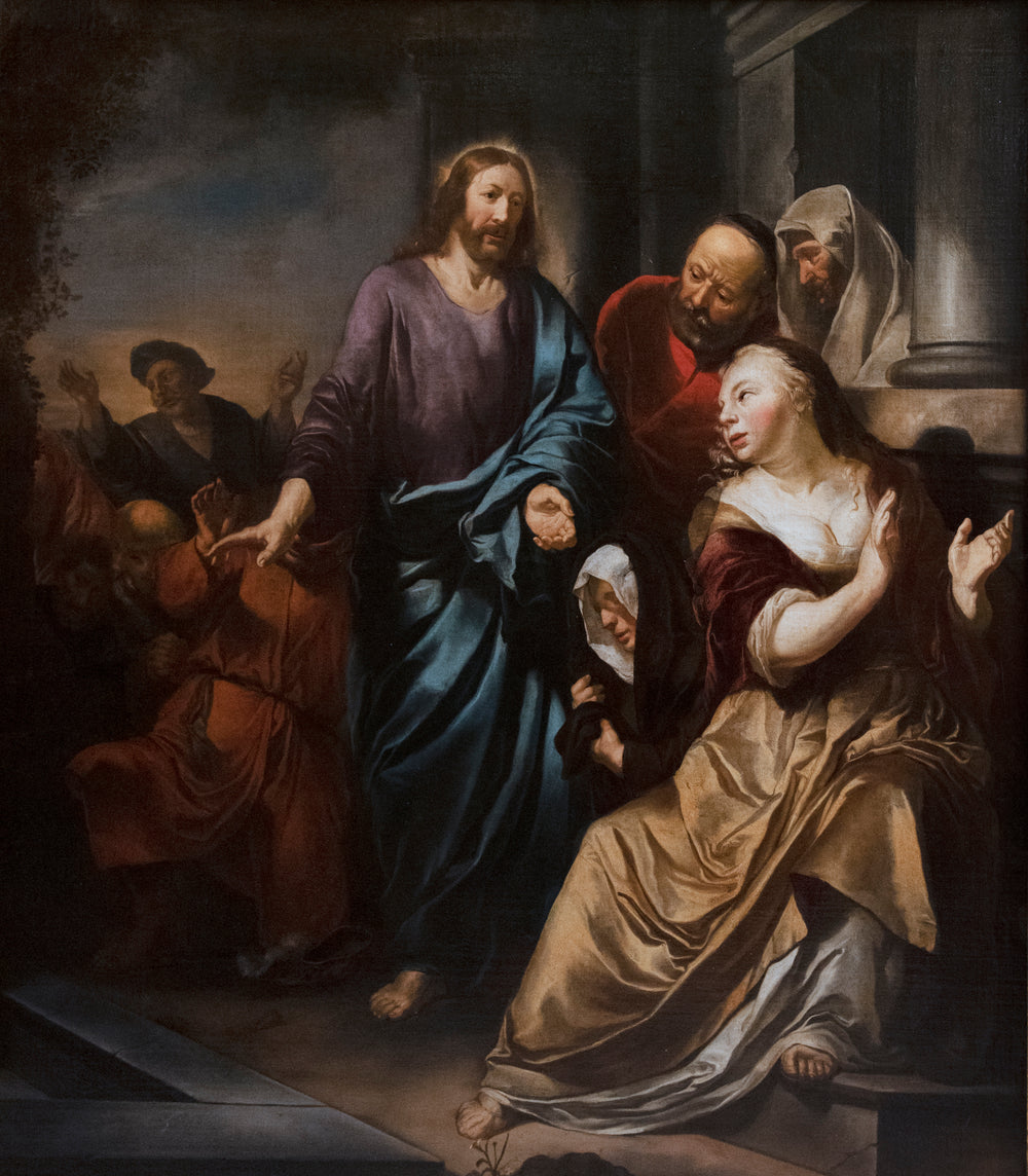The Raising of Lazarus by Hendrik Heerschop (1661)