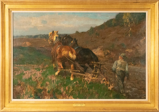 Ploughing the Field by Gustav Marx