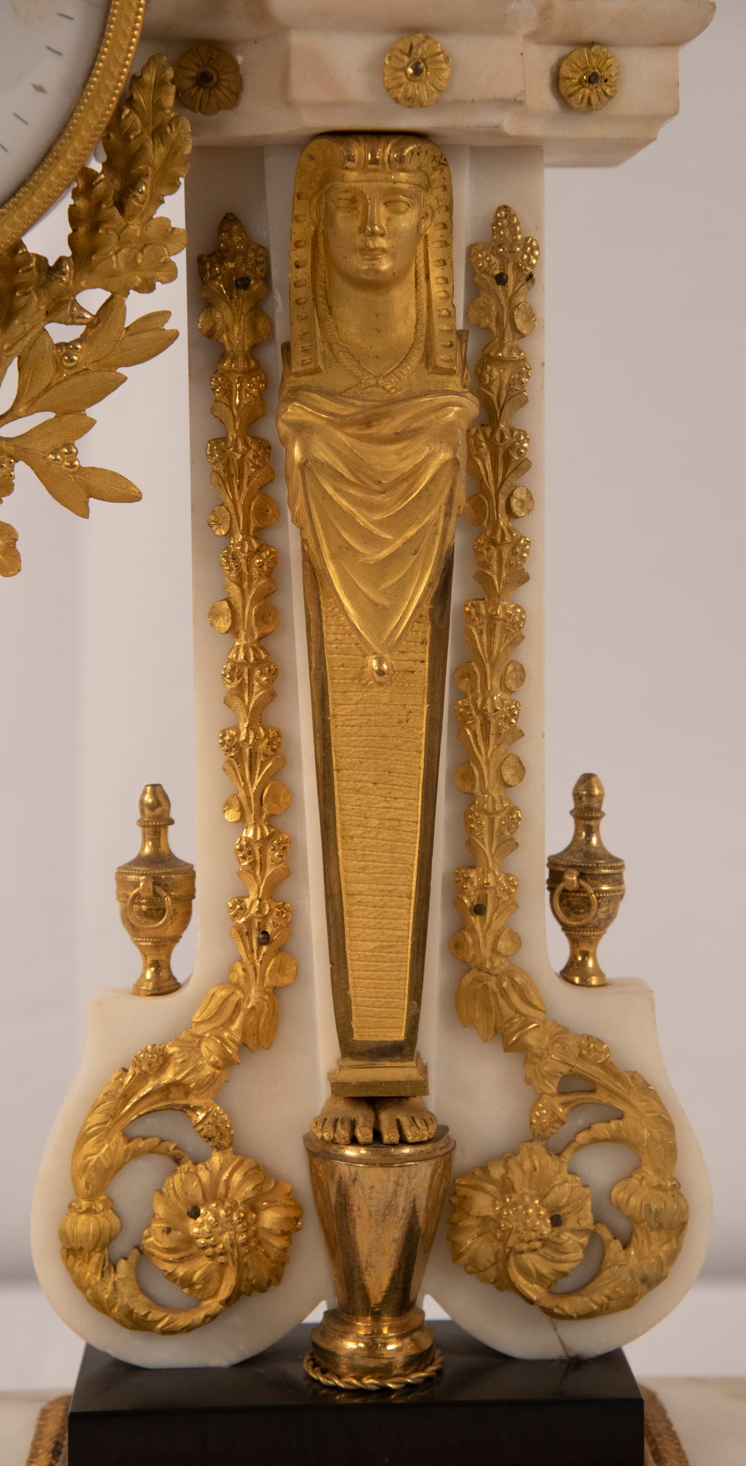 French Empire Gilded Ormolue Clock