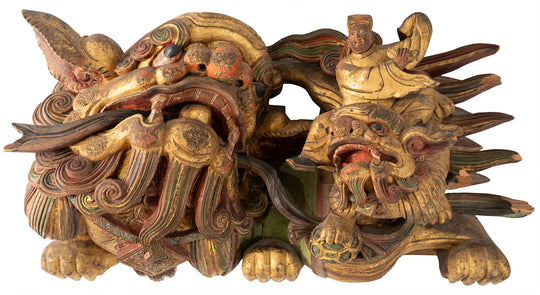 19th Century Carved Chinese Dragon