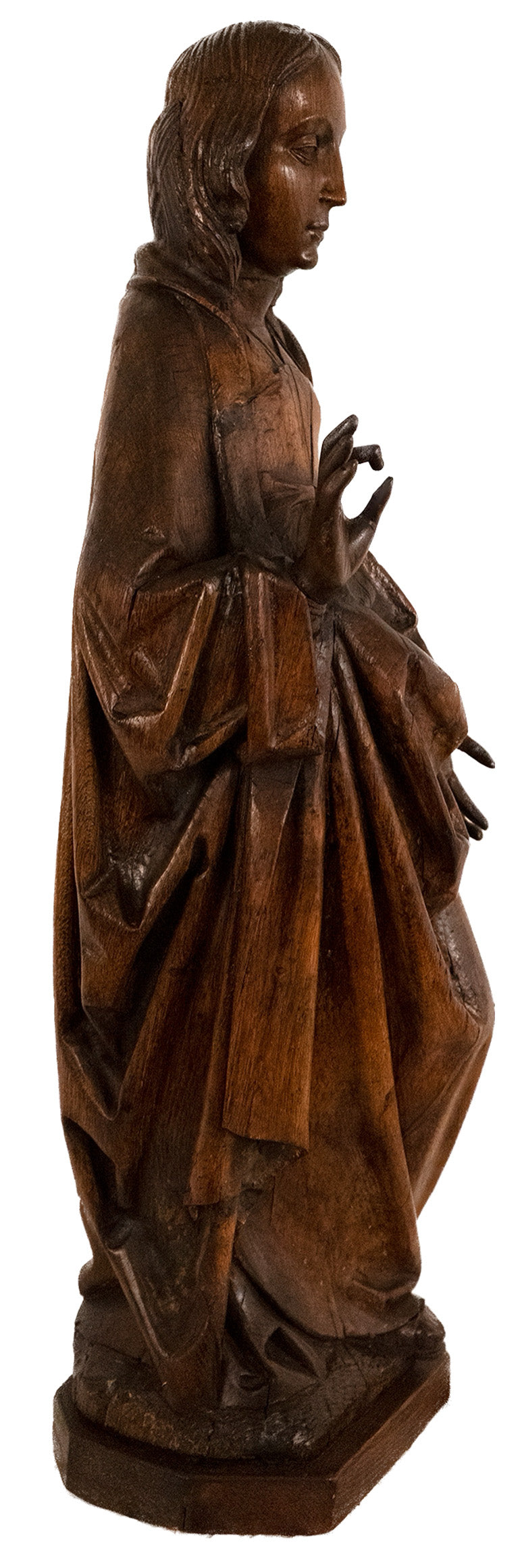 Early 16th Century Madonna Oak Sculpture
