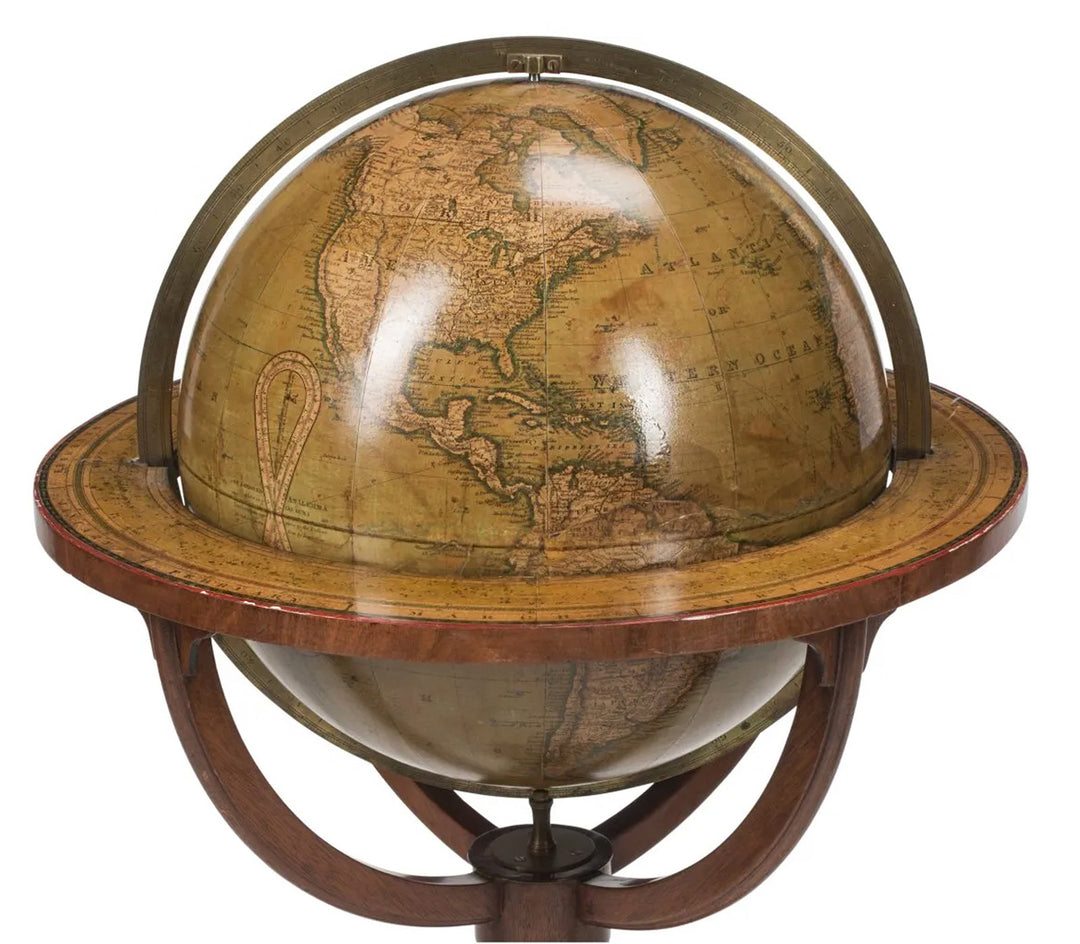 Pair of 19th Century Newton, Son & Berry Terrestrial and Celestial Globes