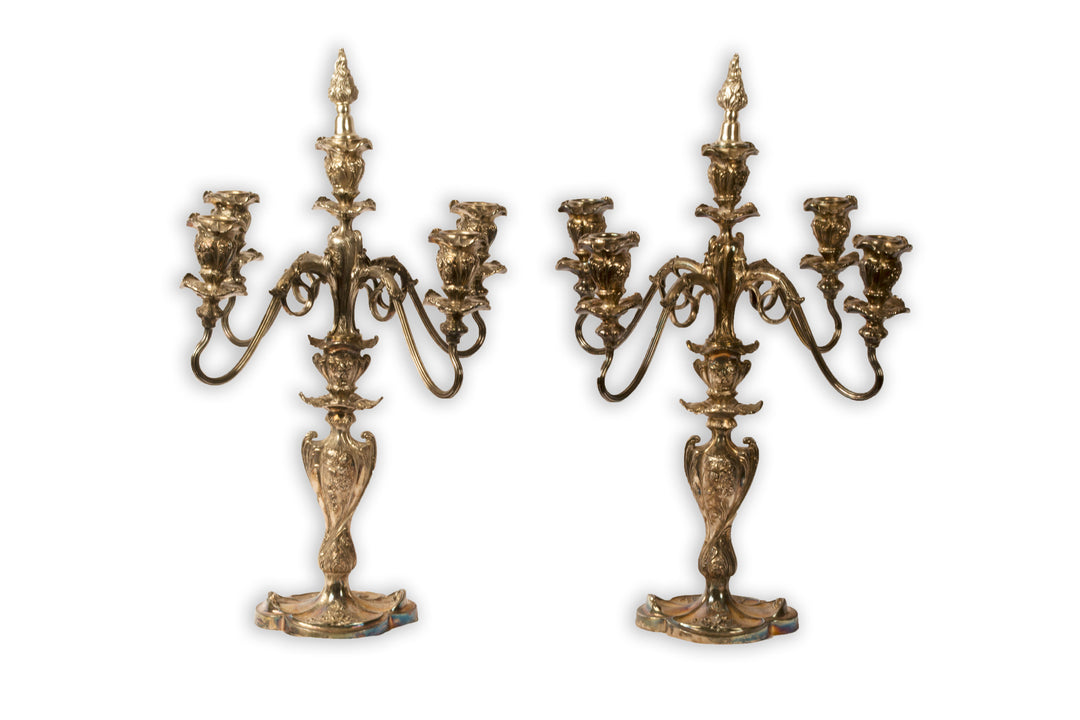 Set of Pairpont candelabras