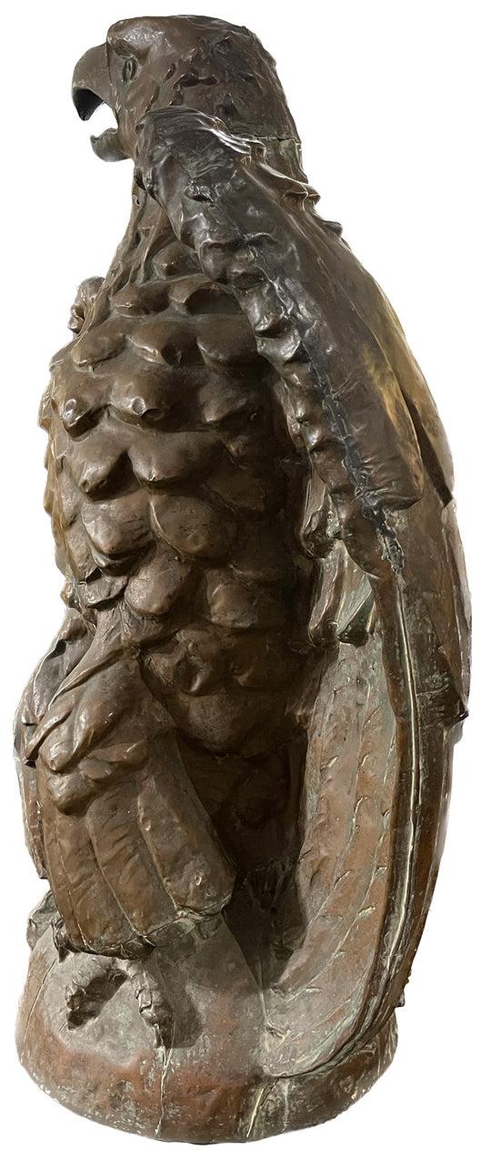 Early 20th Century Copper Eagle Sculpture