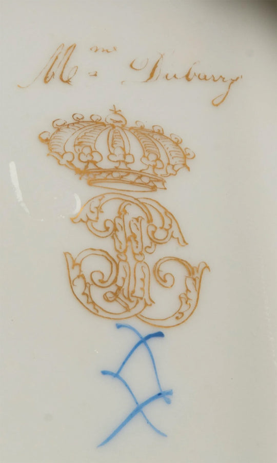 Set of 12 19th Century Sèvres Porcelain Plates