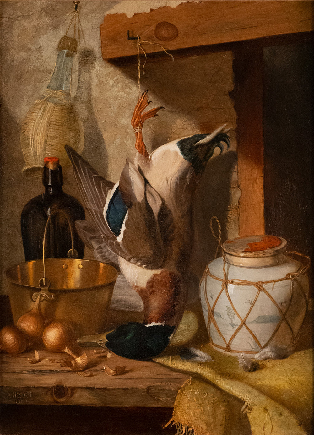 Still Life with Duck, 1892 by A. Russell