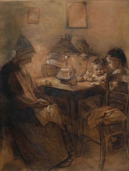 Study for La Veillée (The Vigil) by Elizabeth Nourse