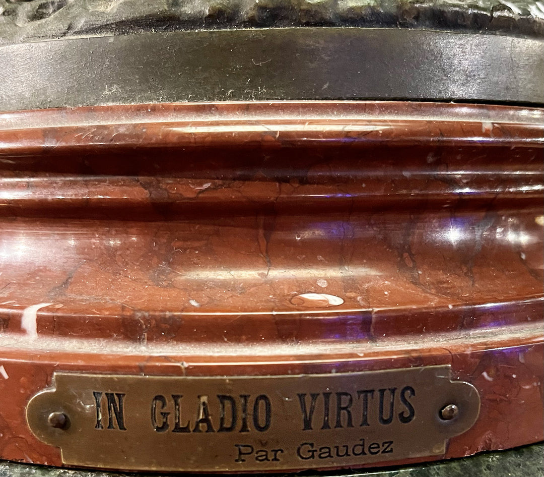 In Gladio Virtus by Adrien Étienne Gaudez