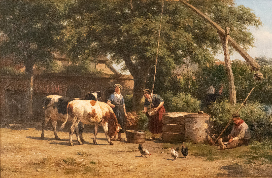 A Picardy Homestead by William Carel Nakken