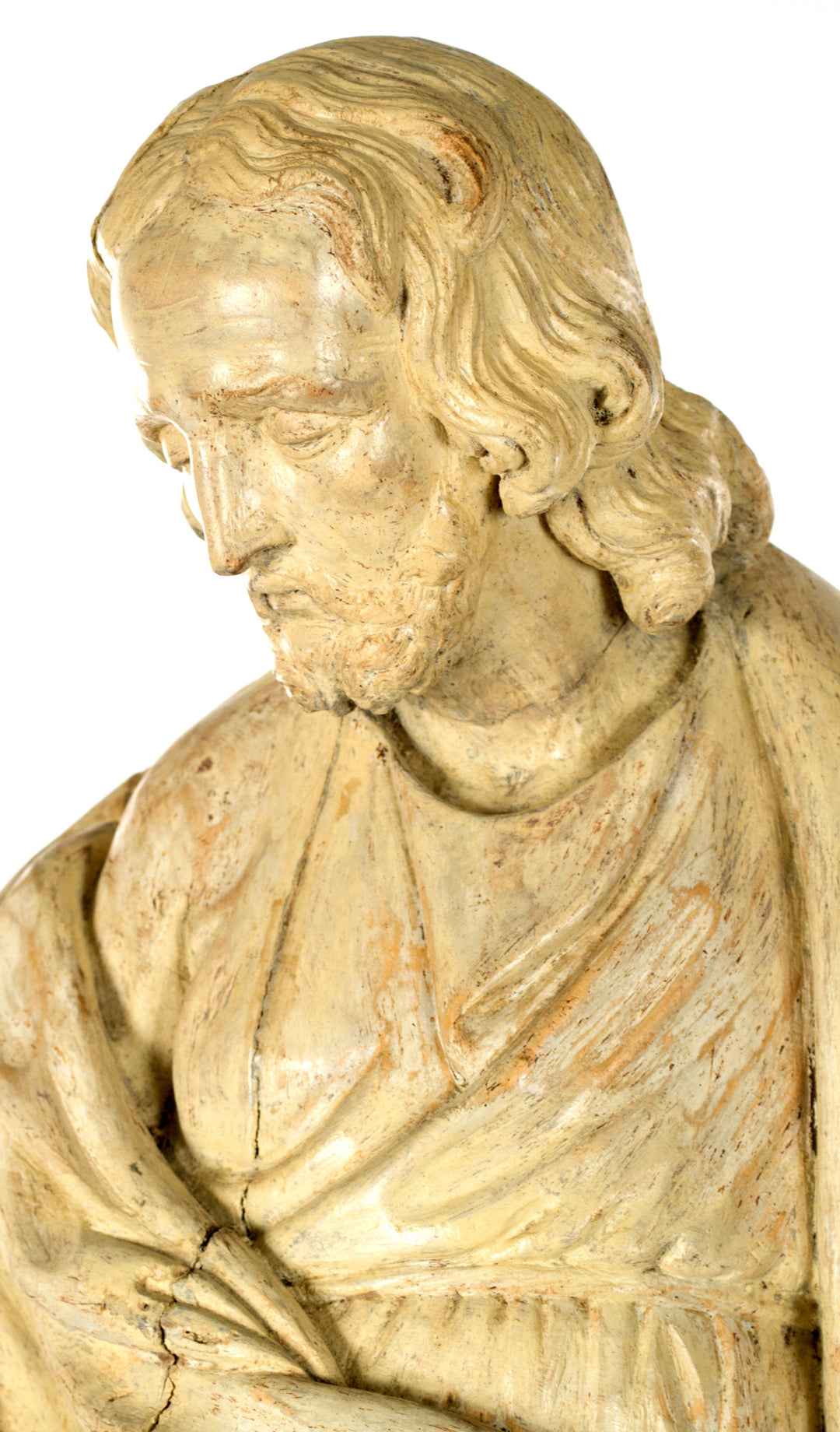 Italian Sculpture of Christ as the Good Shepherd