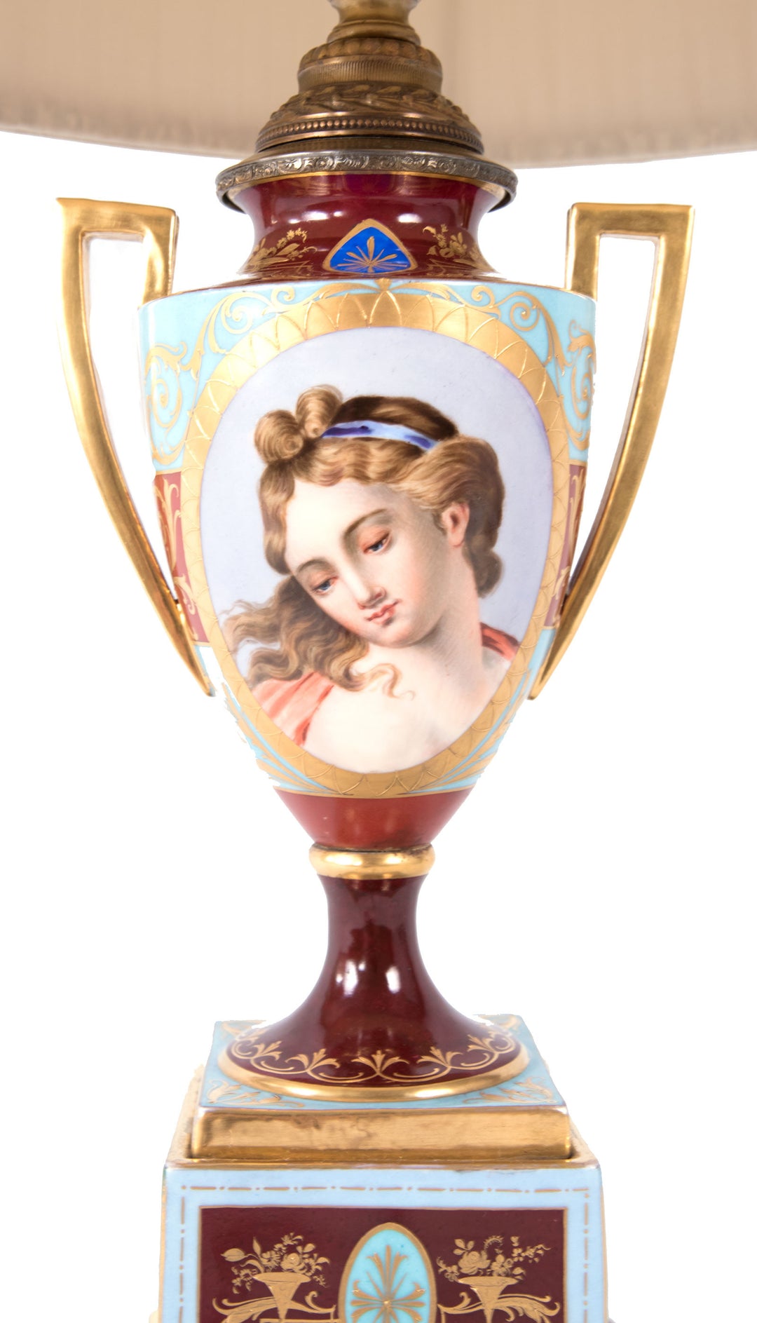 Pair of Royal Vienna Lamps