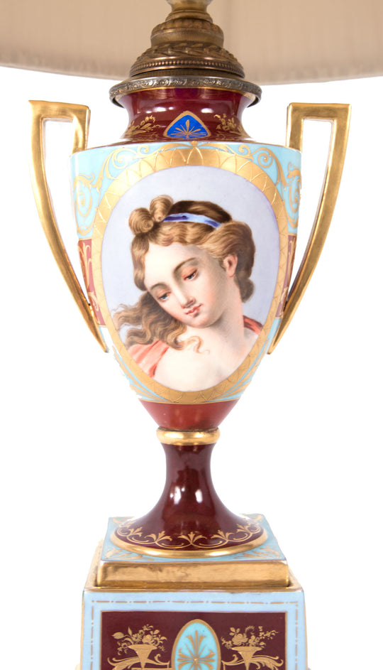 Pair of Royal Vienna Lamps