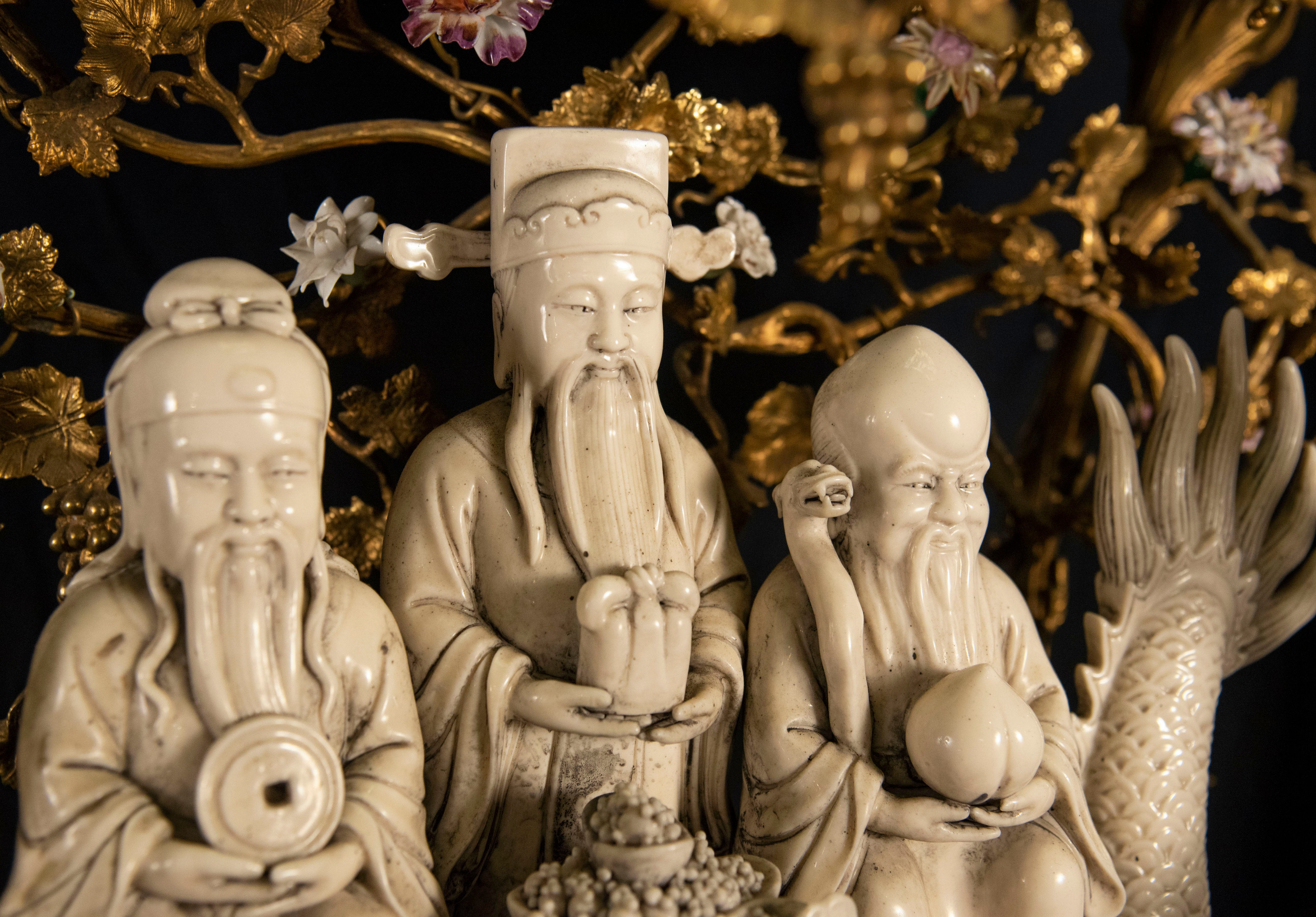 Monumental Japy Frères Ormolu Chinoiserie Clock – Anthonys Fine
