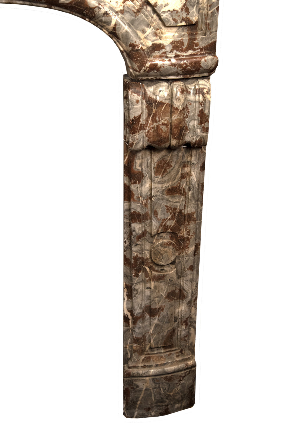 19th Century Regency Marble Fireplace Mantel