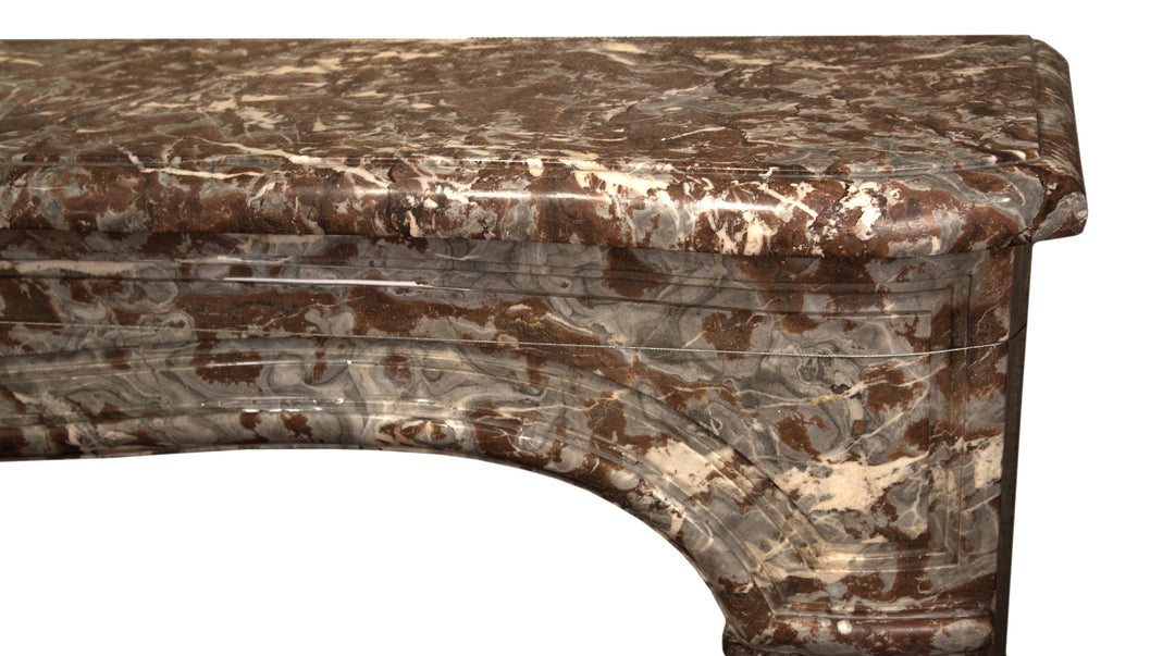 19th Century Regency Marble Fireplace Mantel