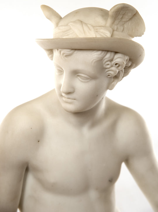 19th Century Marble Sculpture of Hermes
