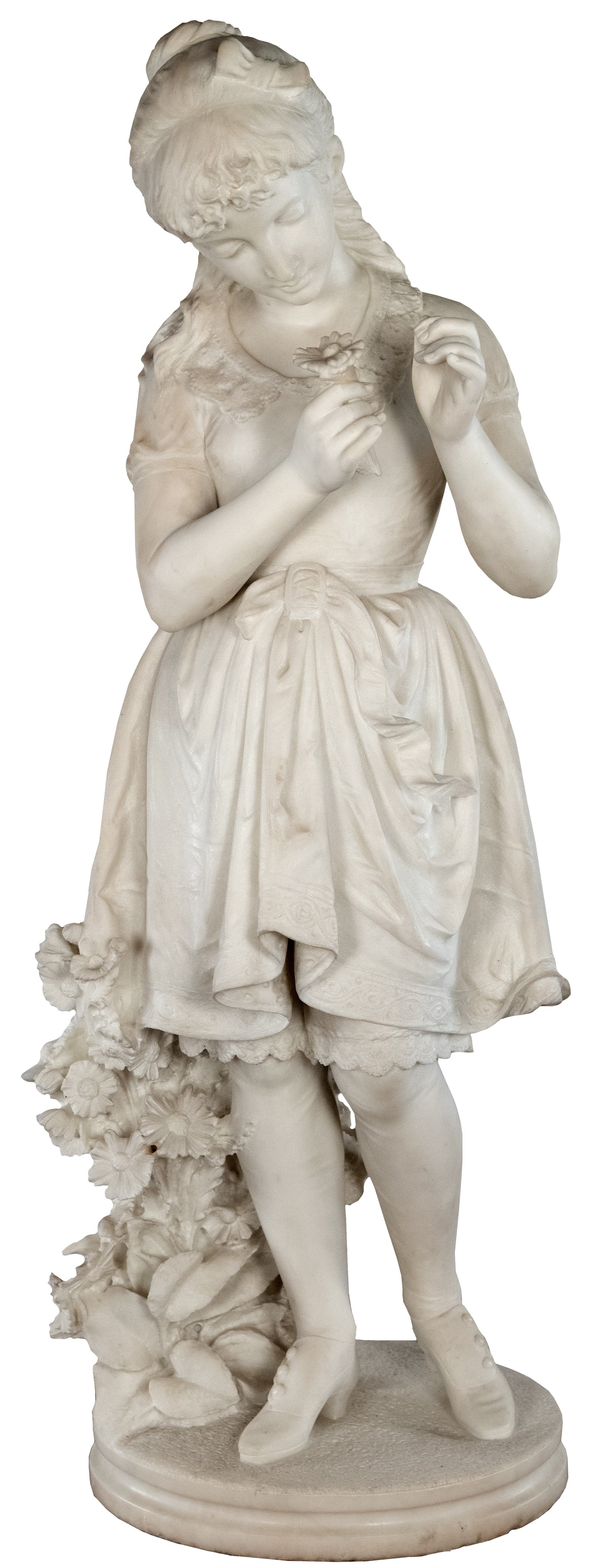 He Loves Me, He Loves Me Not . . . (c. 1885) by Orazio Andreoni