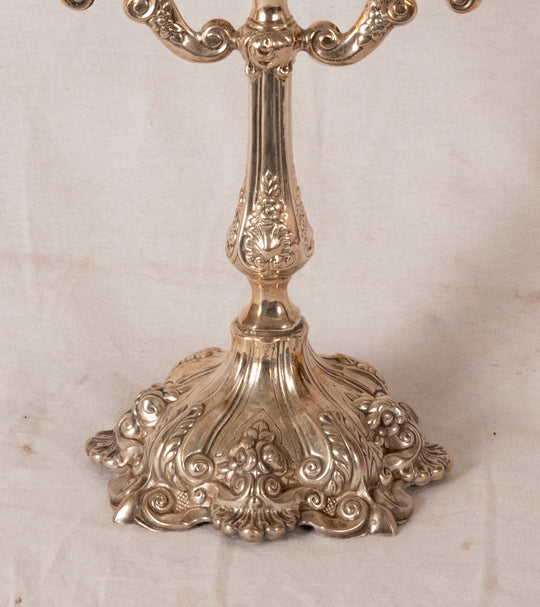 Sterling Silver Menorah (c. 1880)