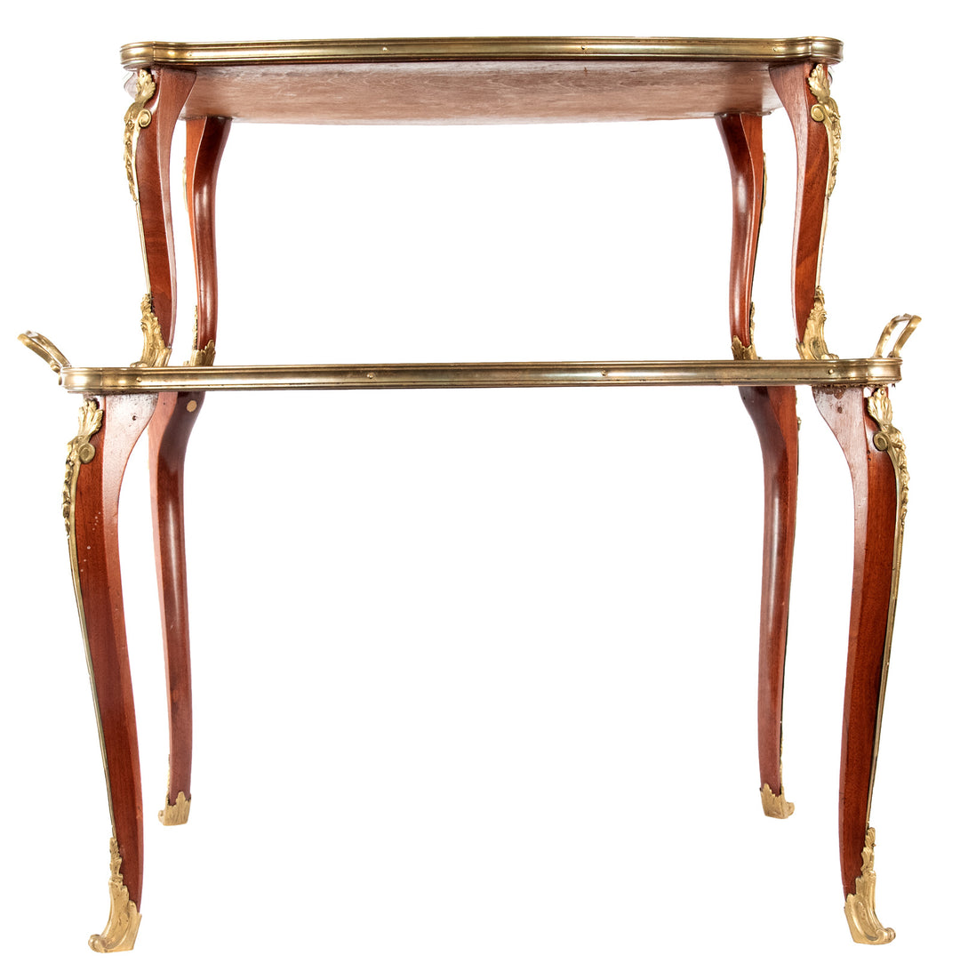 French Louis XV Style Two-Tiered Occasional Table