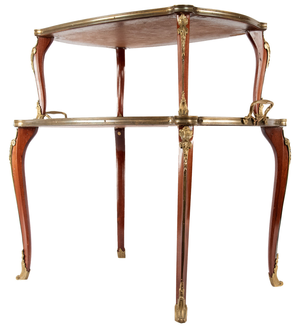 French Louis XV Style Two-Tiered Occasional Table
